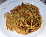 Foto del paso 4 de la receta: Noodles japoneses con verduras y huevo