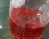 A picture of step 2 of Rooh afza lemonade.