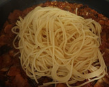 Foto del paso 4 de la receta: Spaghetti con berenjena y champiñones Portobello