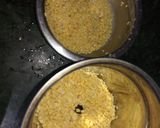 A picture of step 1 of Moong dal fritters.