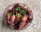 รูปขั้นตอนการทำที่ 4 ของ หมึกไข่ต้มหวาน (สูตรโบราณ)