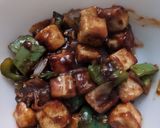 A picture of step 4 of Chilli Paneer.