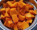 A picture of step 1 of Pumpkin Masala Paratha – Soft, Spicy & Full of Goodness.