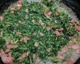 Foto langkah ke 5 dari resep Pasta Kentang Saus Bayam Carbonara "Low Budget".