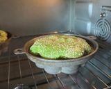 Gambar langkah 6 resipi Kuih Bakar Pandan.