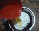 A picture of step 3 of Wheat flour beetroot cake.
