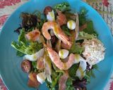 Foto del paso 3 de la receta Ensalada de ahumados con vinagreta de pistachos y miel