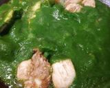 A picture of step 4 of Garlic Butter Spinach Chicken.