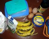 A picture of step 1 of Home baked banana cake (charcoal jiko baked).
