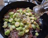 Édes chilis baconos kelbimbó rizzsel recept fázis 3 fotója