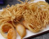 Hình bước làm 3 của món Tempura rau củ chiên