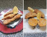 Foto del paso 3 de la receta: Milanesas de pescado rellenas con morrón ahumado