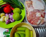 Foto langkah ke 1 dari resep Garang Asem Ayam (dengan santan).