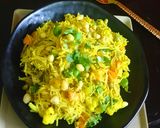 A picture of step 4 of Foxtail (veggie) vermicelli.