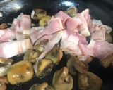 Foto del paso 2 de la receta: Champiñones con tocineta