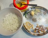 A picture of step 2 of Malabar Special Ghee Rice 🍚 Ney Choru- With Cherry 🍒 tomato Rasam (Kerala Cusine)💁‍♀️.
