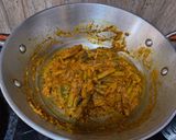 A picture of step 3 of Drumstick pumpkin sabji.