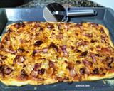 Foto del paso 8 de la receta: Pizza con bacon y cebolla frita al orégano