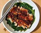 Foto langkah ke 1 dari resep Pork Kimchi Steam.