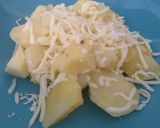 Foto del paso 2 de la receta Corvina a la espalda con gulas y puré cremoso de patatas