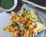A picture of step 10 of Nachos Chaat.