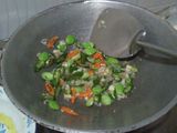 Tumis Putren Baso Petai