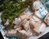 A picture of step 1 of Jackfruit kebab.