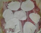 Foto del paso 2 de la receta: Tortilla de patata con beicon Mozzarella hojaldre en la GM f