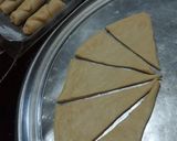عکس مرحله 1 از دستور نان کروسان شکلاتی الهام پز