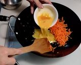 A picture of step 6 of Carrot Scrambled Eggs.