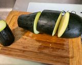 Une image de l'étape 5 de Duo de courgettes et aubergine chinoise aux gingembre et épices.