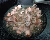 Foto langkah ke 3 dari resep Sambal cumi asin pete.