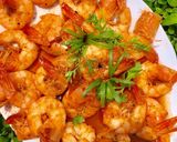 Hình bước làm 3 của món Tôm rim nước dừaCho bé ăn dặm