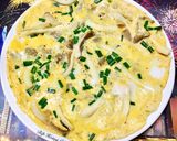 Hình bước làm 3 của món Trứng Chiên Nấm Bào Ngư