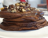 Foto del paso 4 de la receta: Pancakes de cacao avena y espelta
