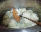 A picture of step 2 of Kurkuri cauliflower fritters.