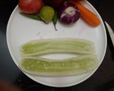 मिक्स वेजिटेबल सलाद (Mix vegetable salad recipe in hindi) रेसिपी चरण 2 फोटो