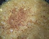 A picture of step 3 of Bulgar wheat halwa.