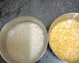 A picture of step 1 of Ek Toap Na Dal Bhat (one pot dal & rice).