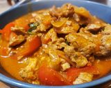 A picture of step 9 of Red Thai Curry with Pork.