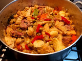 Guiso de mondongo y chorizos 🥩 🌿🥣🥕🫛