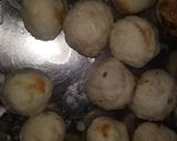A picture of step 1 of Bread dahi vada.