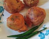 A picture of step 3 of Batata (potato)vada(Holi special).