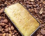 A picture of step 2 of Basbousa (semovita cake).