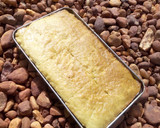 A picture of step 2 of Basbousa (semovita cake).
