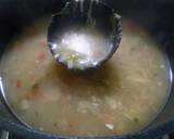 Chicken soup with garlic bread recipe step 6 photo