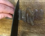 Foto del paso 1 de la receta: El tonziru~El sopa del miso con el cerdo y verduras~