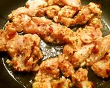 A picture of step 12 of Chicken Fajita pizza😀🍕.