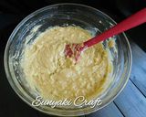 A picture of step 5 of Banana muffins #bakingfor kids.