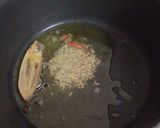 A picture of step 2 of Soya chunks veg pulav.